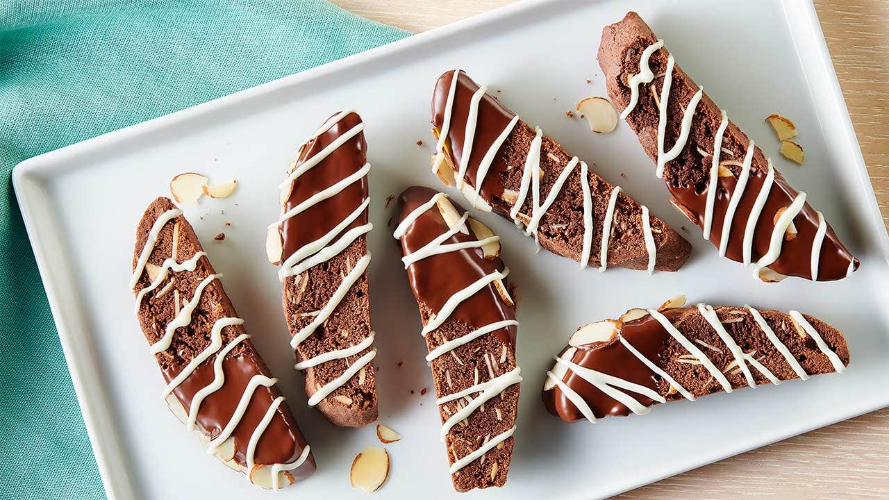 chocolate almond biscotti recipe
