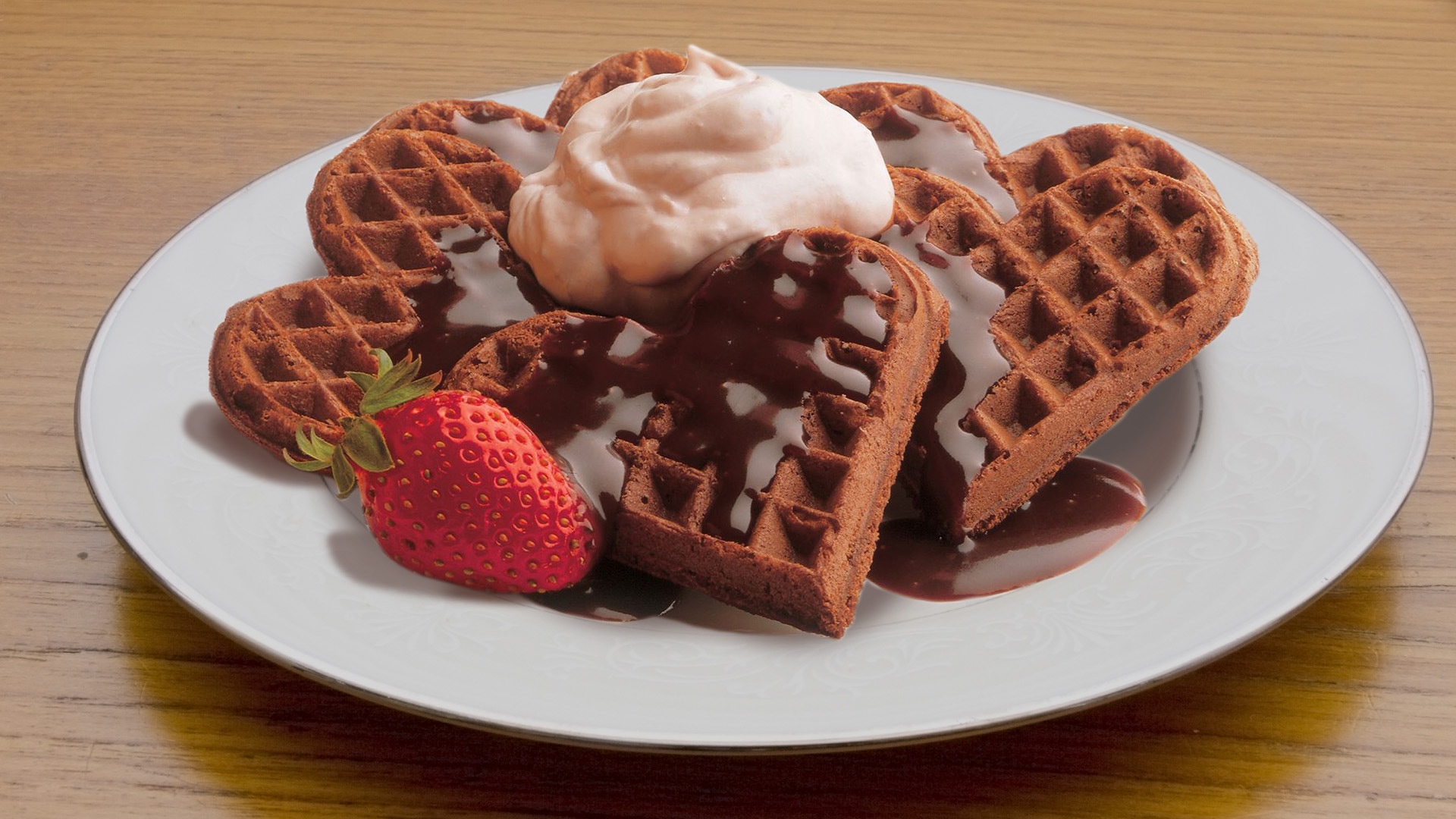 Chocolate Dessert Waffles