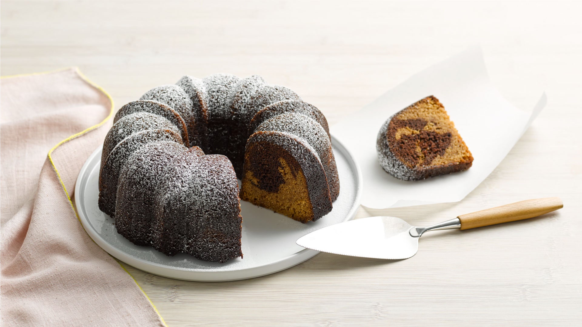 Image of Caramel Chocolate Swirl Cake