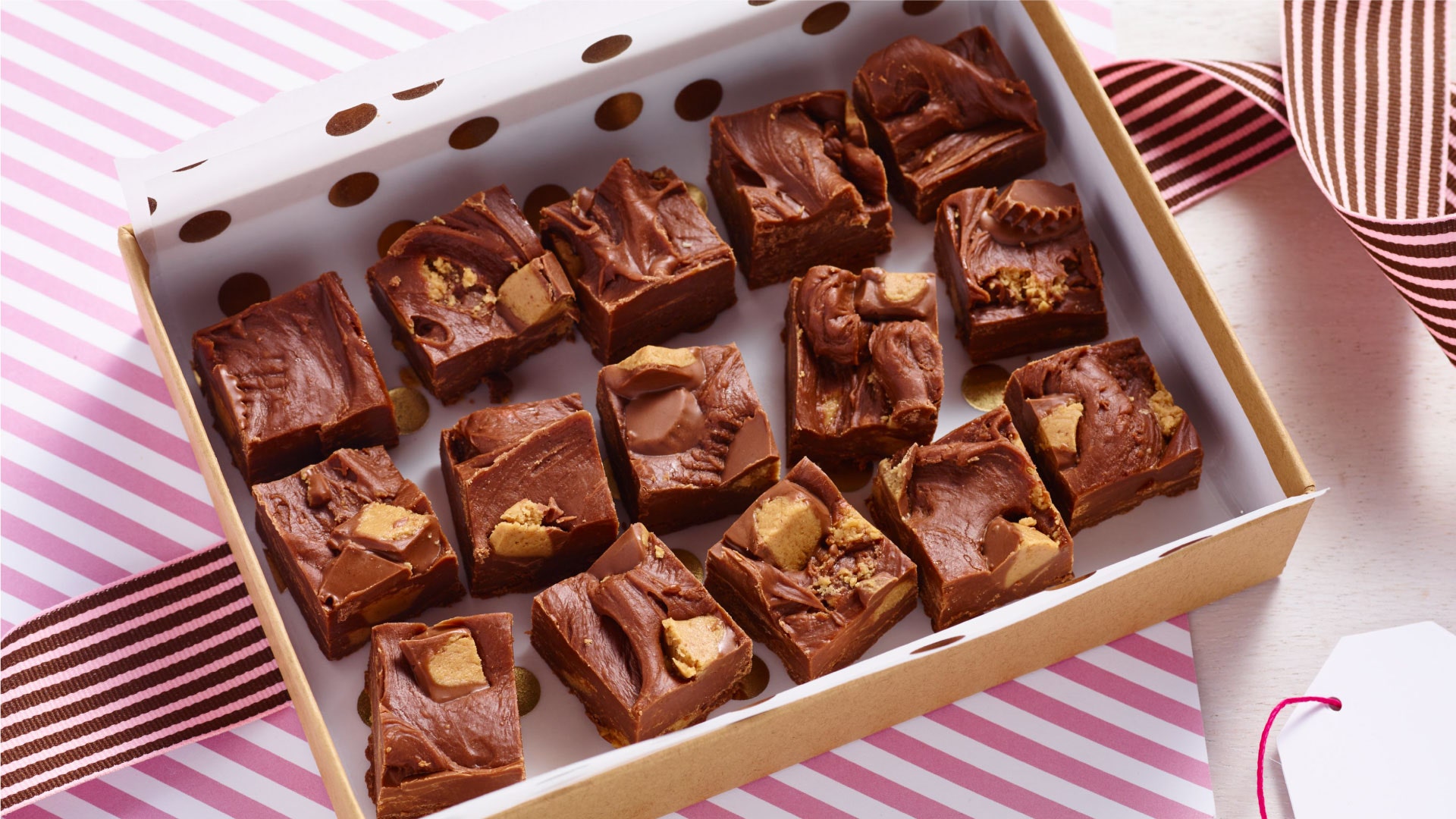 peanut butter cup fudge