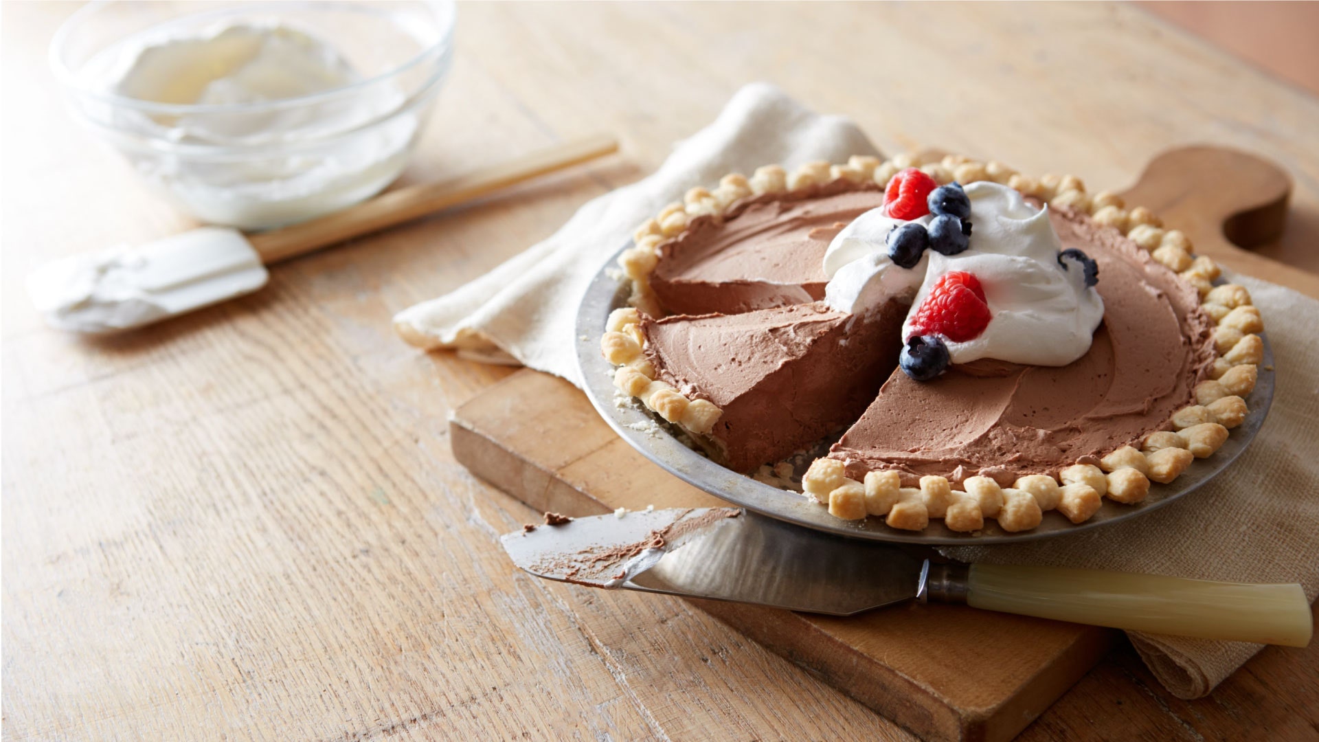 Image of Frosty Chocolate Chip Pie