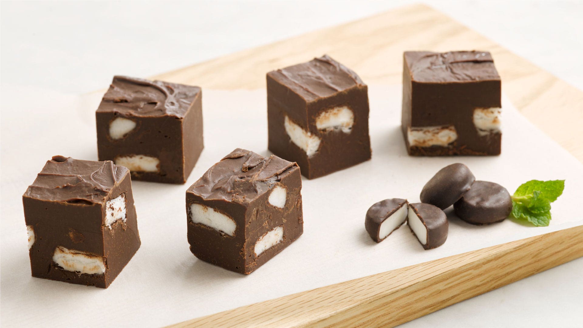 Image of Chocolate Peppermint Pattie Fudge