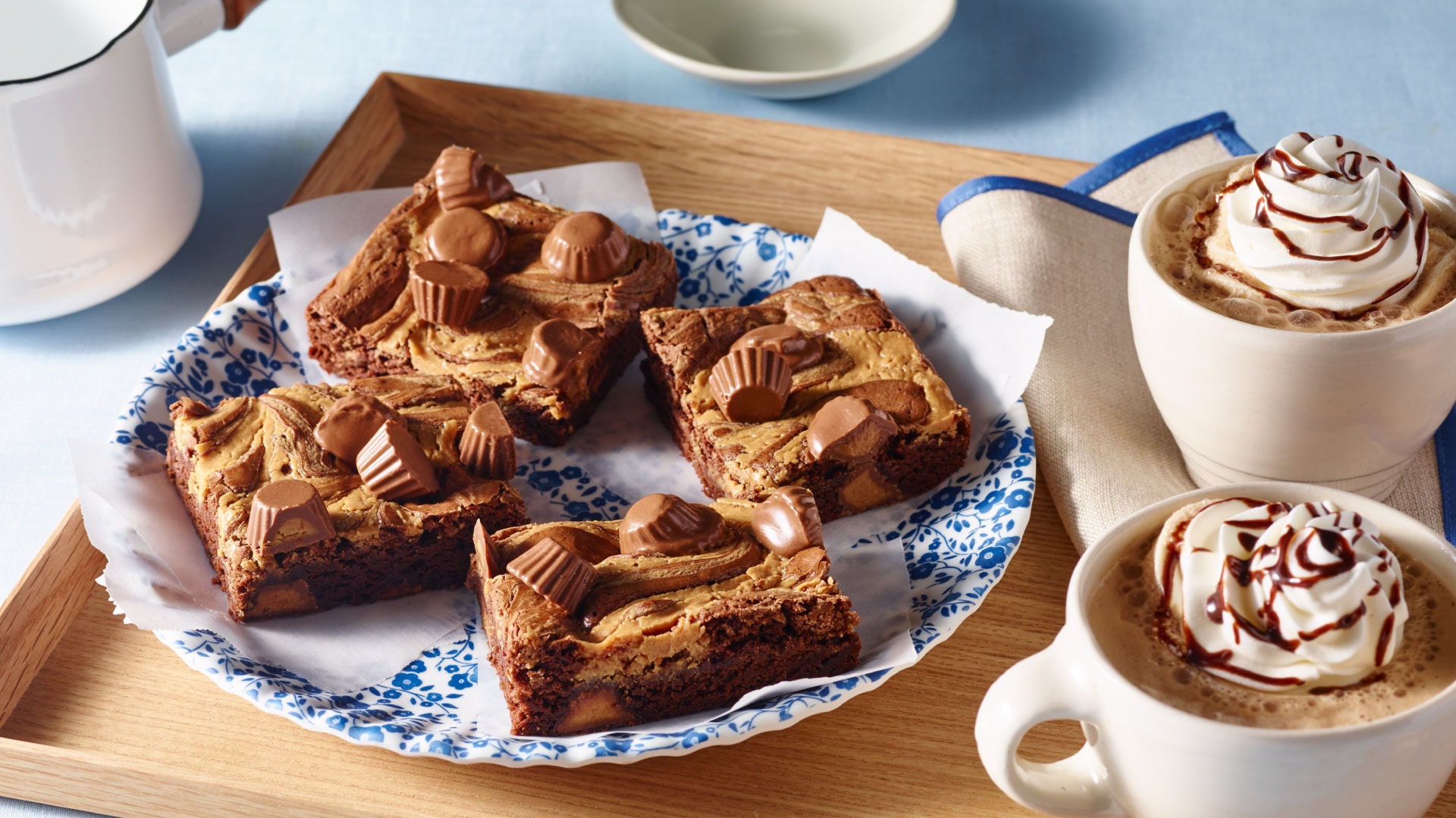 Image of Peanut Butter Cup Sprinkled Brownies