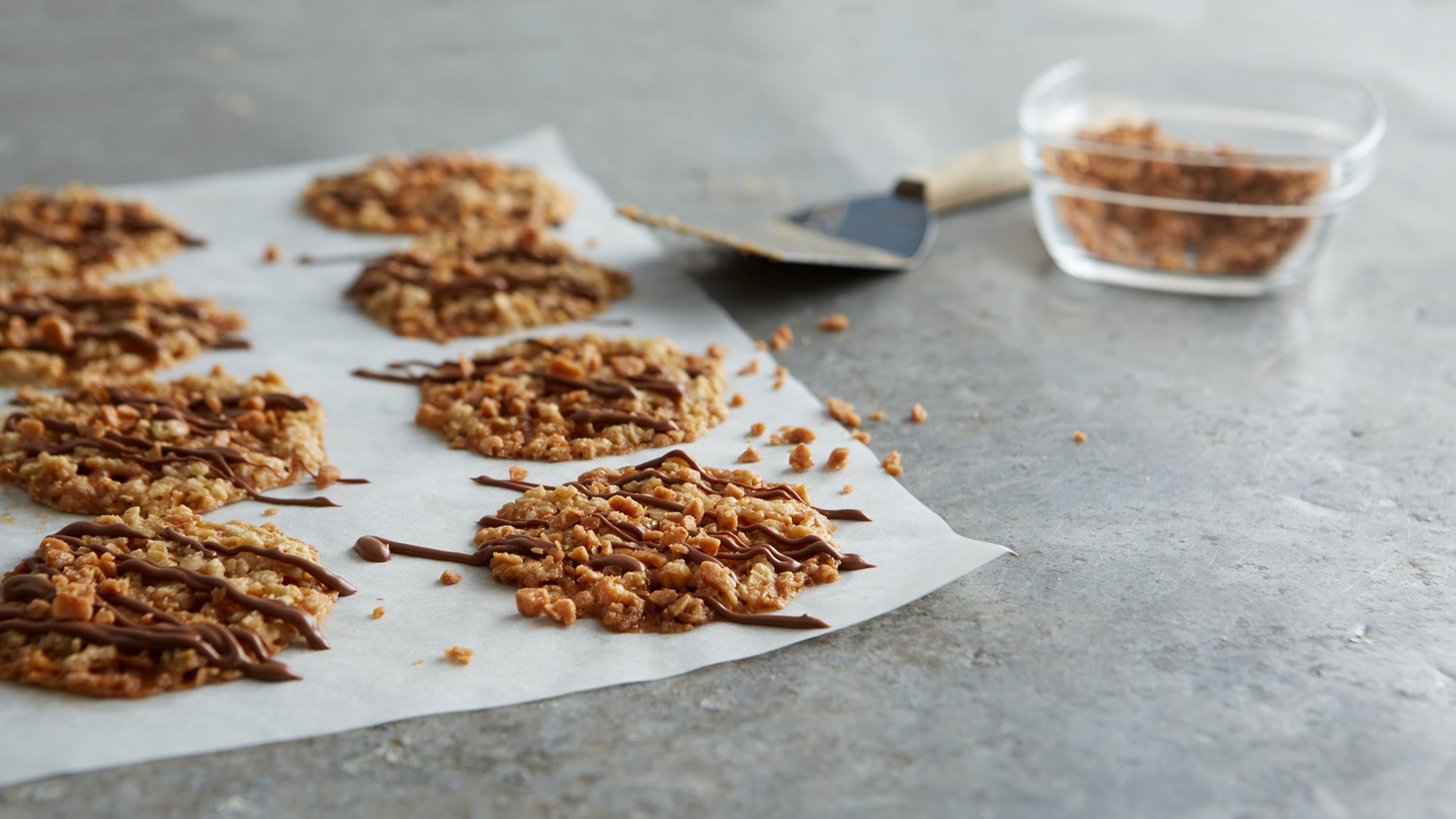 gluten free heath bits o brickle toffee bits lace cookies