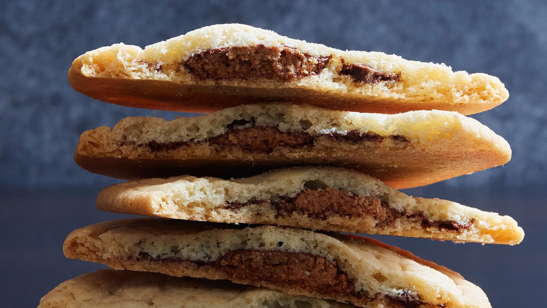 Peanut Butter Stuffed Sugar Cookies