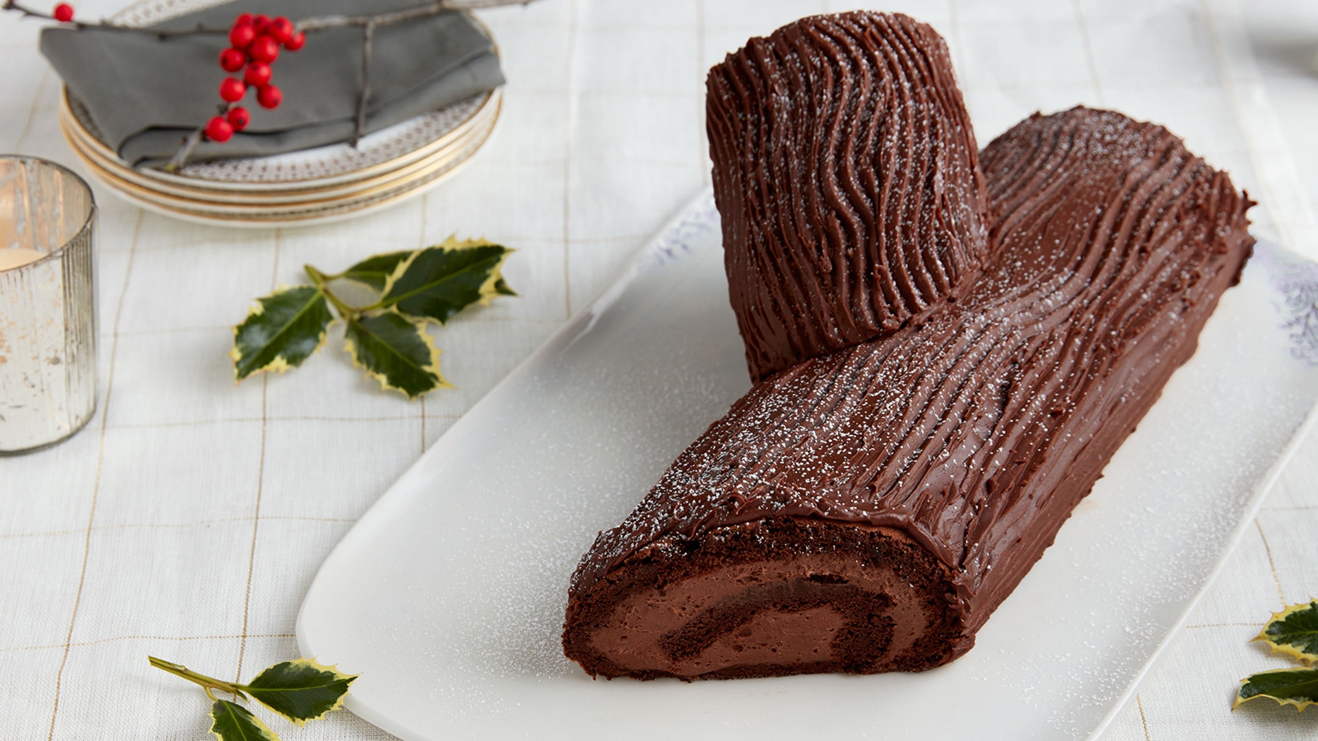 Yule Log Cake Recipe 