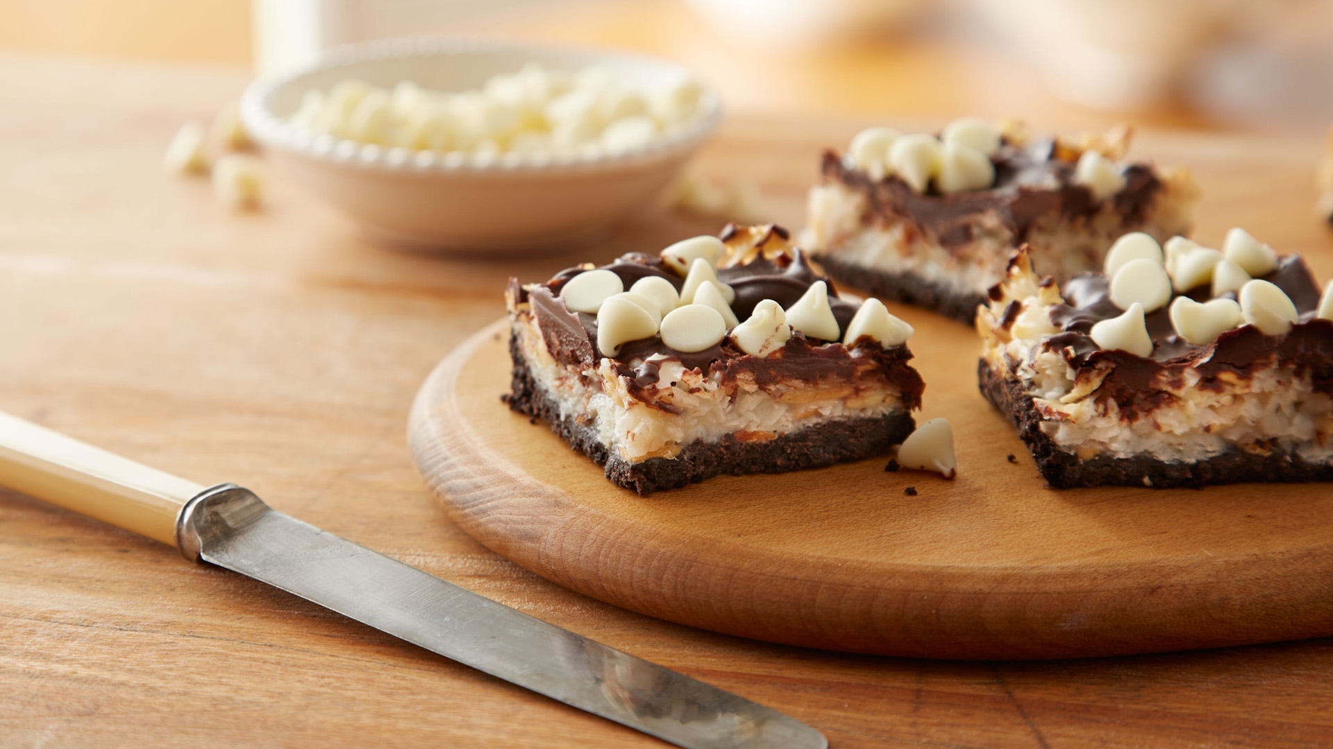 Image of Chocolate Almond Macaroon Bars