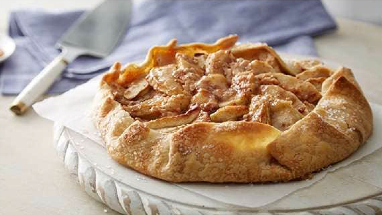 Fresh Apple And Toffee Tart