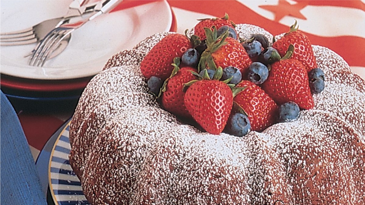 Image of Star Spangled Cocoa Bundt Cake