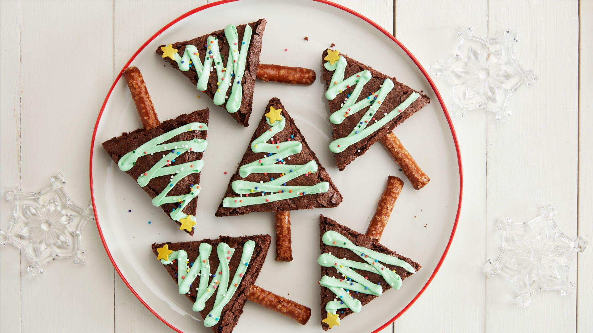 Image of Christmas Brownie Trees