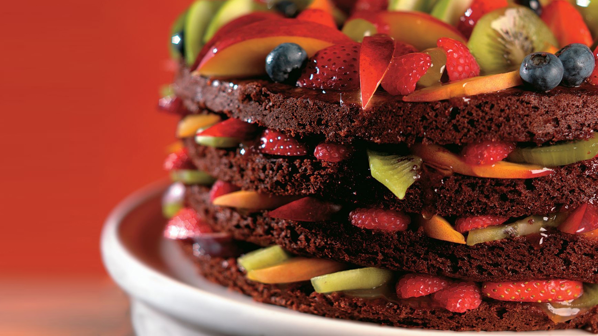 Chocolate Fruit Cake for Kwanzaa