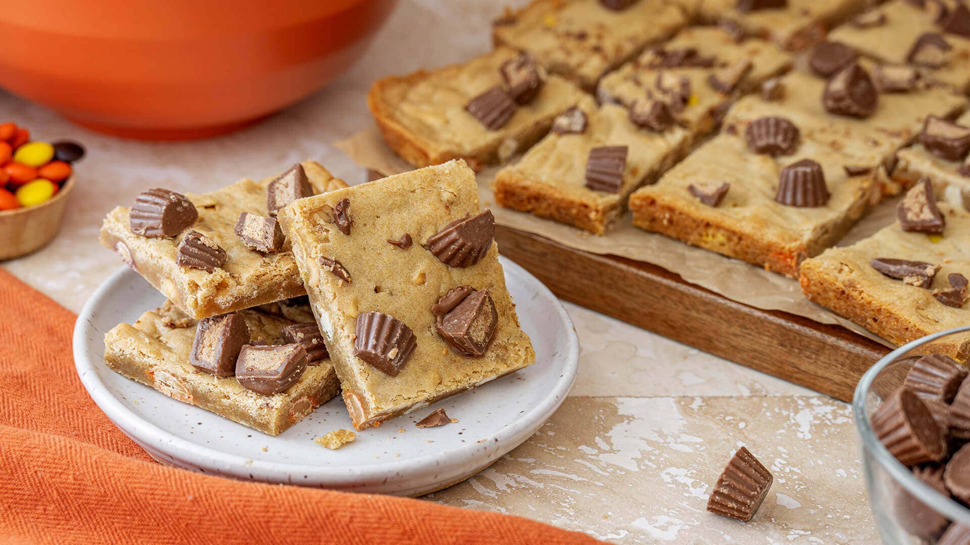 reeses blondies