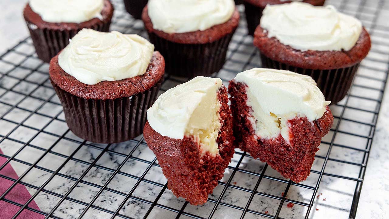 Vanilla Red Velvet Color Block 