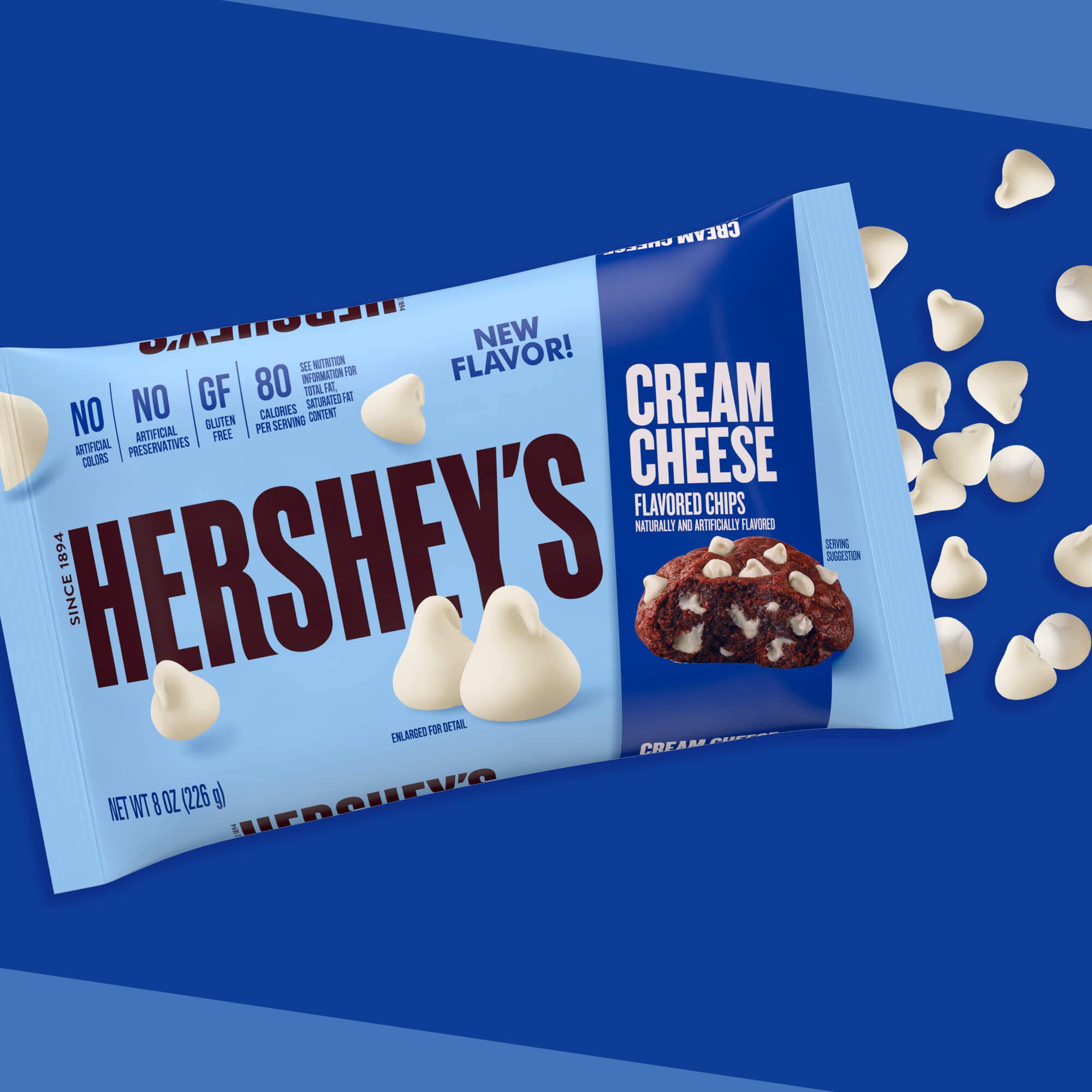 hersheys cream cheese flavored baking chips