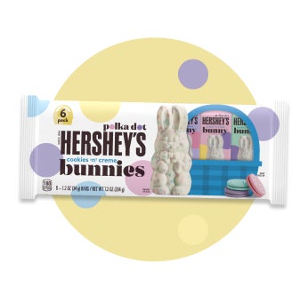 cookies and cremem hershey bunnies