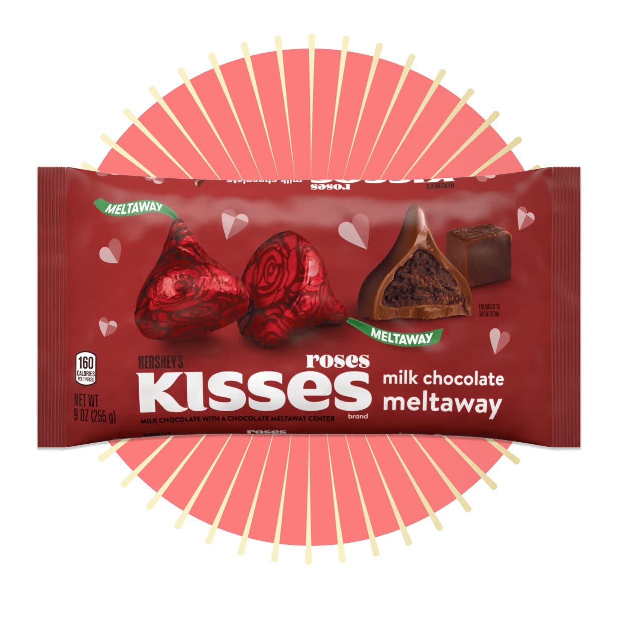 hersheys kisses rose foils