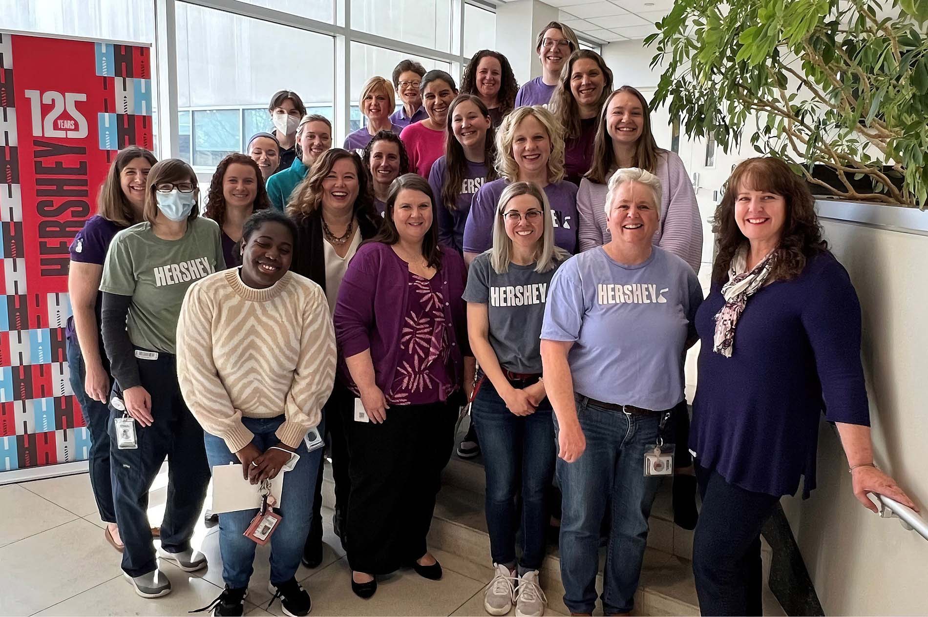 Group photo of women who work at The Hershey Company