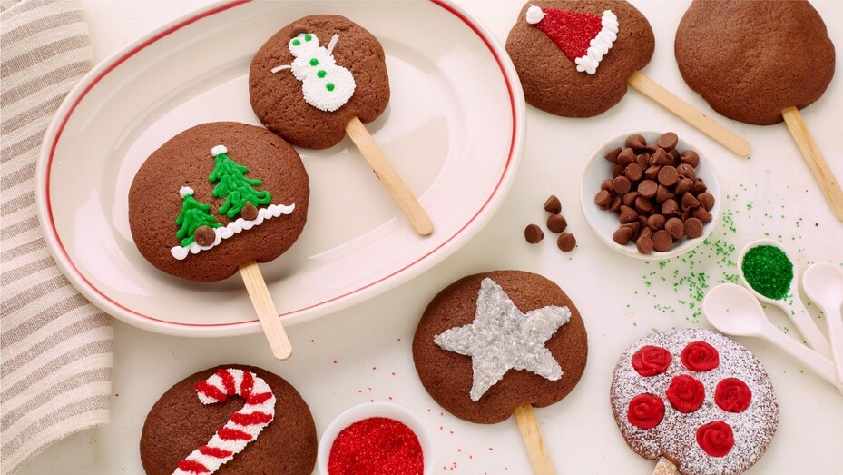 Biscoitos de Natal no Palito | Receitas | Hersheyland Brasil Biscoitos de Natal no Palito | Receitas | Hersheyland Brasil