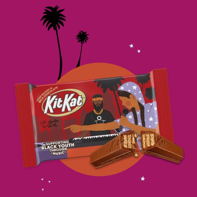 Kit Kat Los Angeles candy bar design