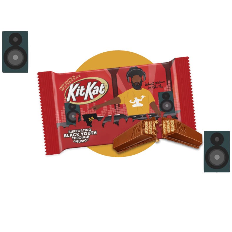 Kit Kat Detroit candy bar design