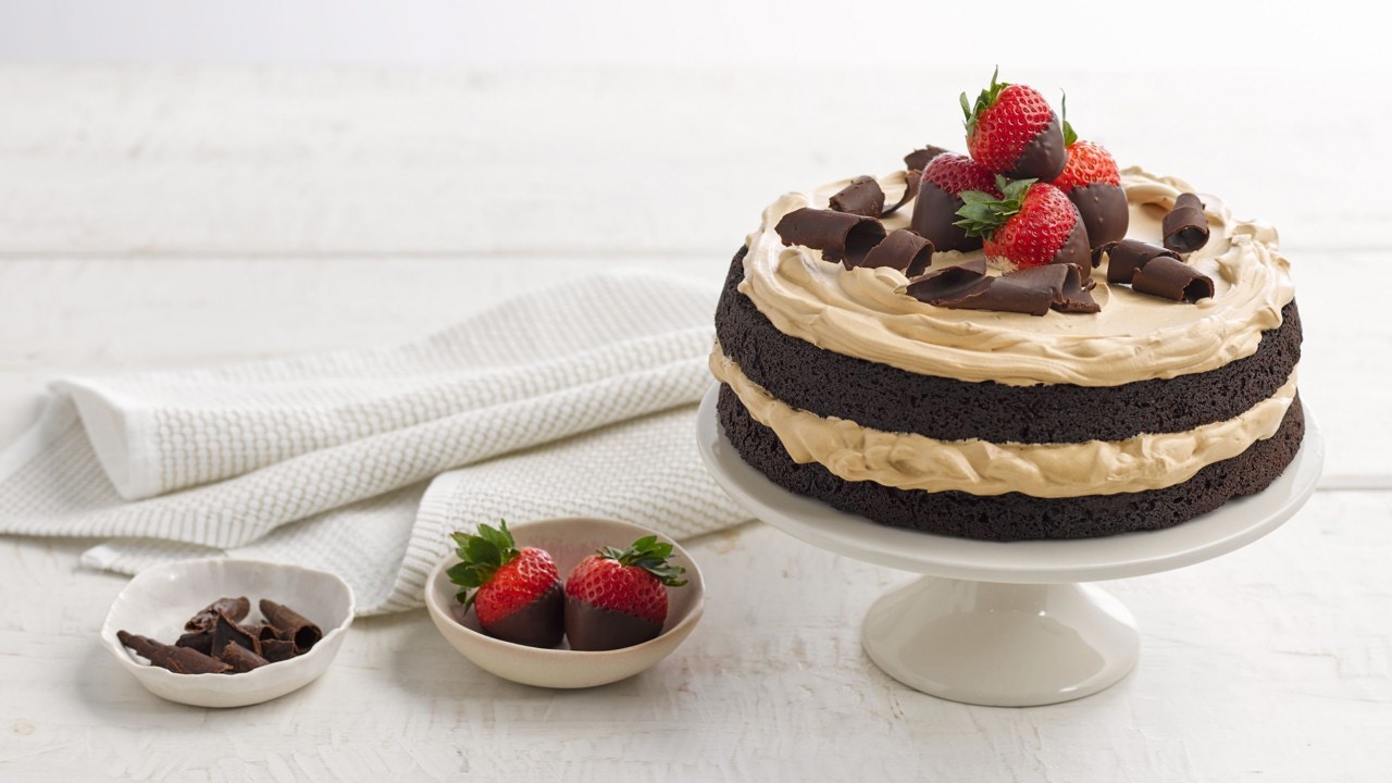 European Mocha Fudge Cake