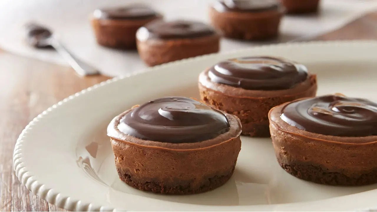chocolate mini cheesecakes