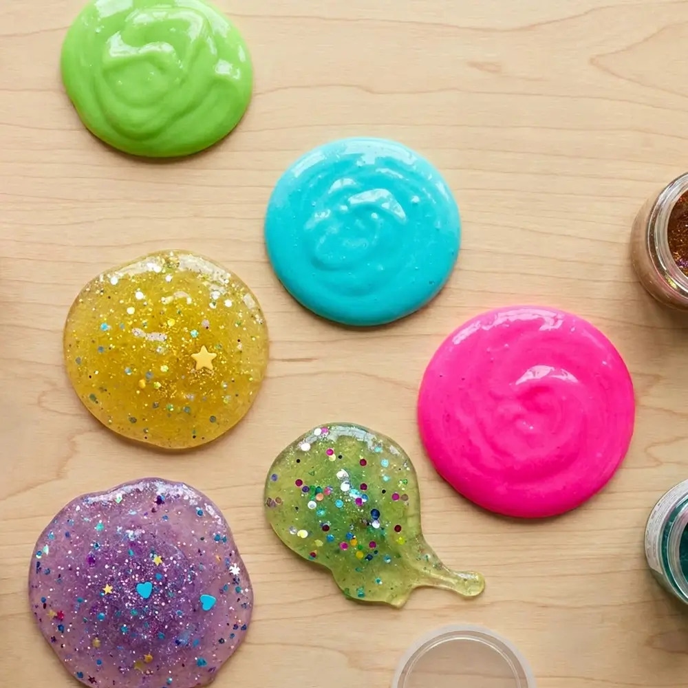slime of different colors