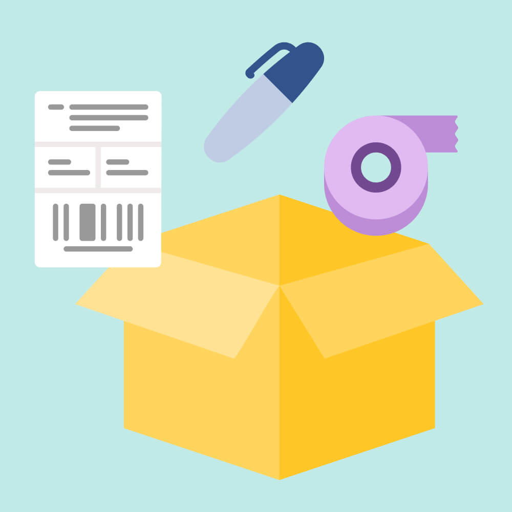 shipping materials