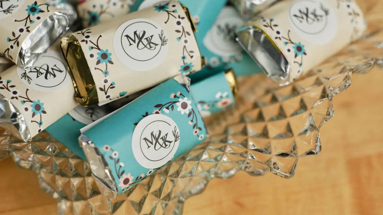 hershey's miniatures with custom wrappers