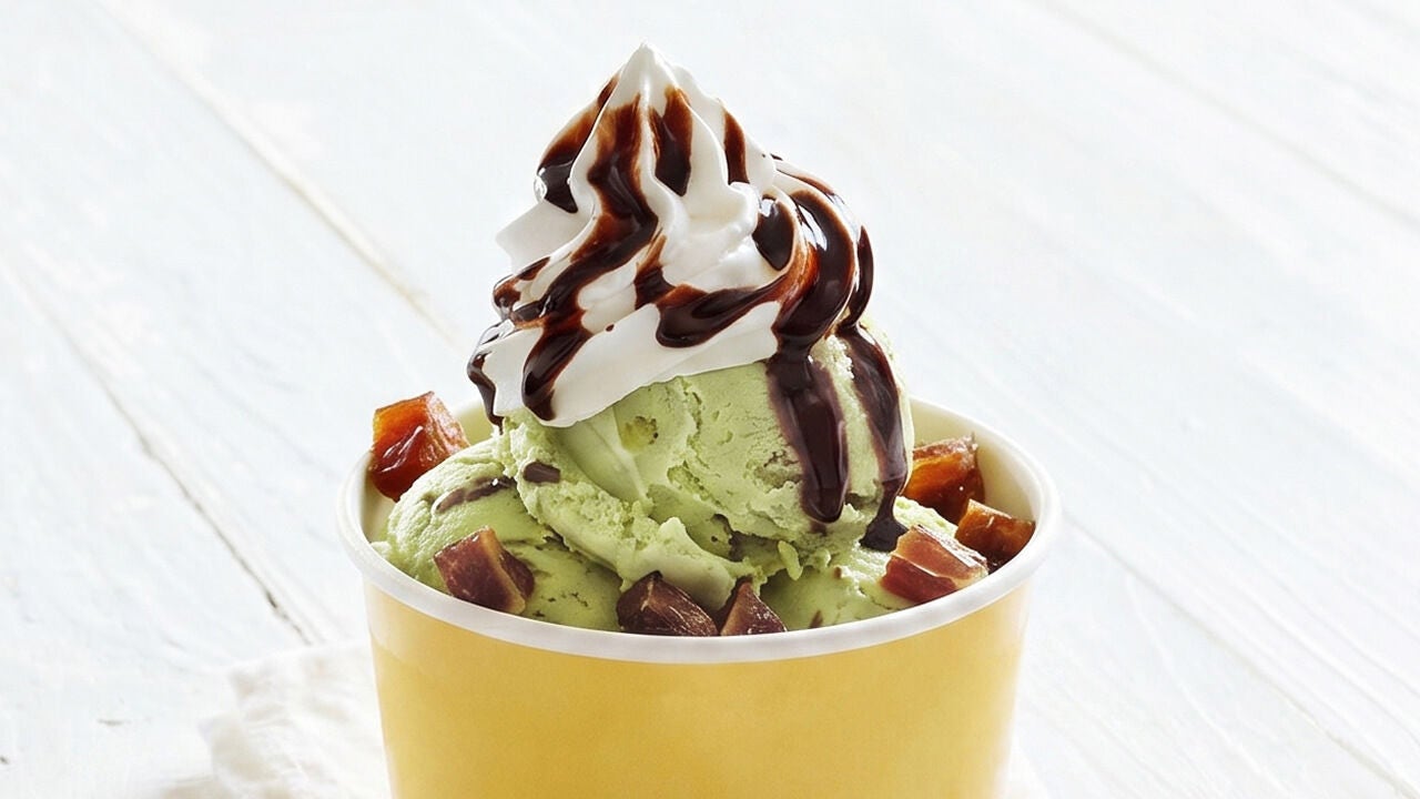 middle eastern inspired ice cream sundae
