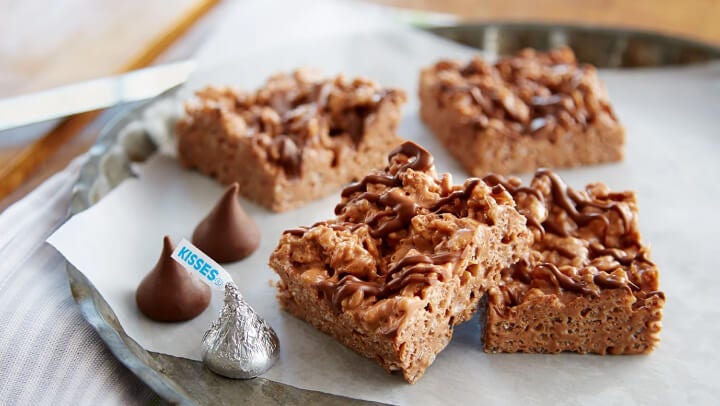 milk chocolate cereal bars