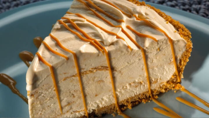 slice of peanut butter ice cream pie