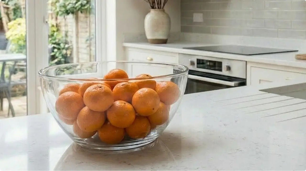 large bowl of clementines
