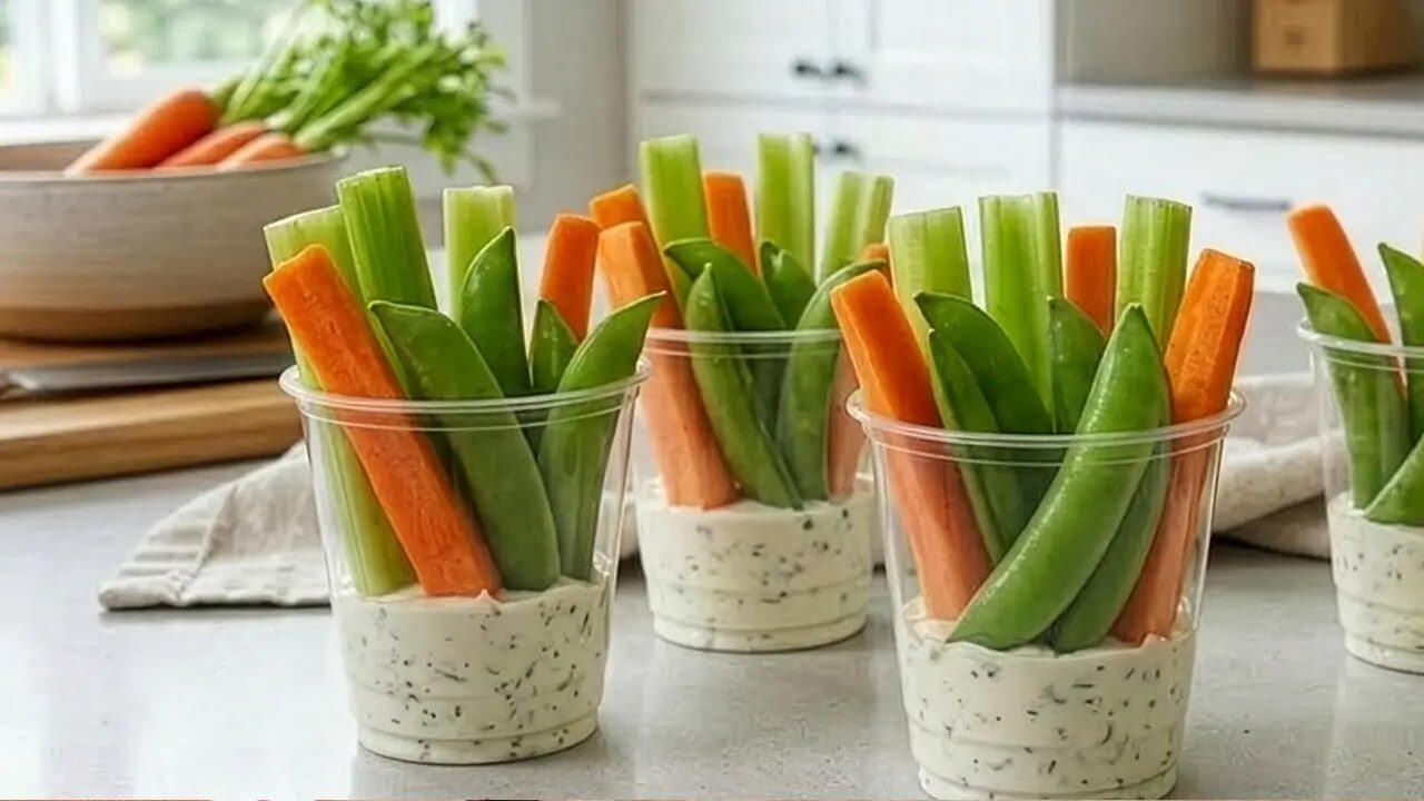 veggie stick cups