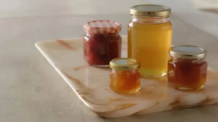 jars of specialty pantry items