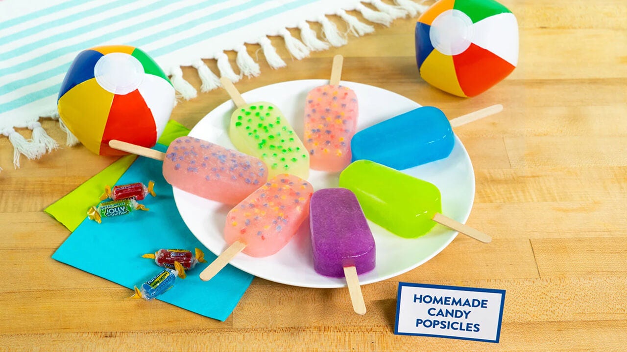 pool party candy popsicles