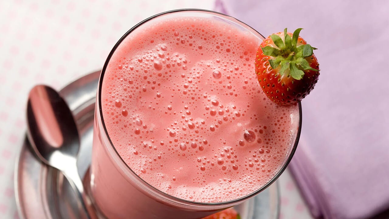 strawberry milkshake