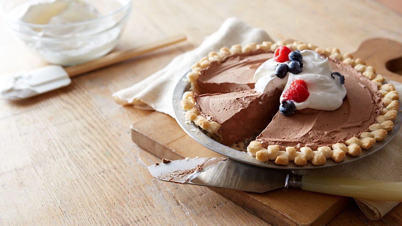 frosty chocolate chip pie
