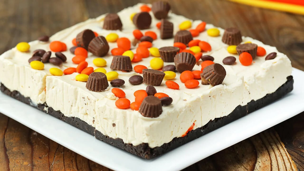 no bake chocolate peanut butter cheesecake bars
