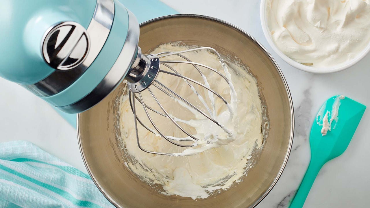 icing in mixer