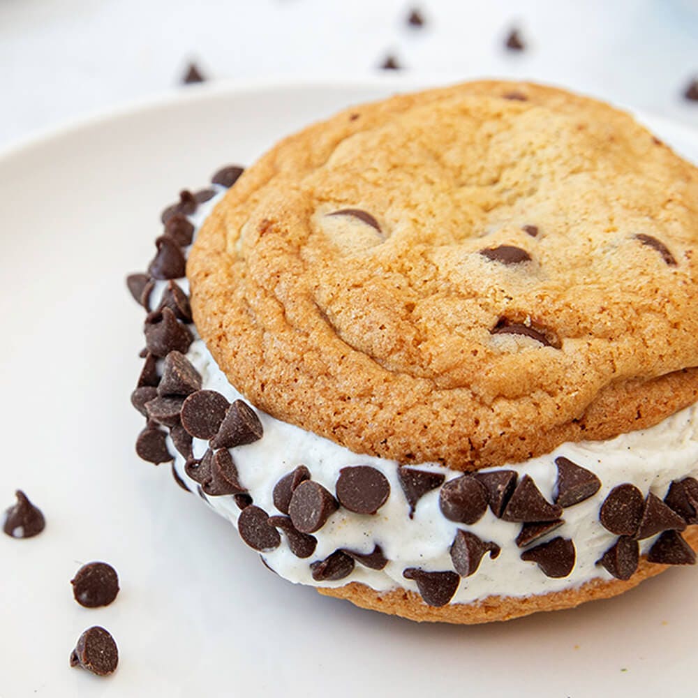 chocolate chip ice cream sandiwhc