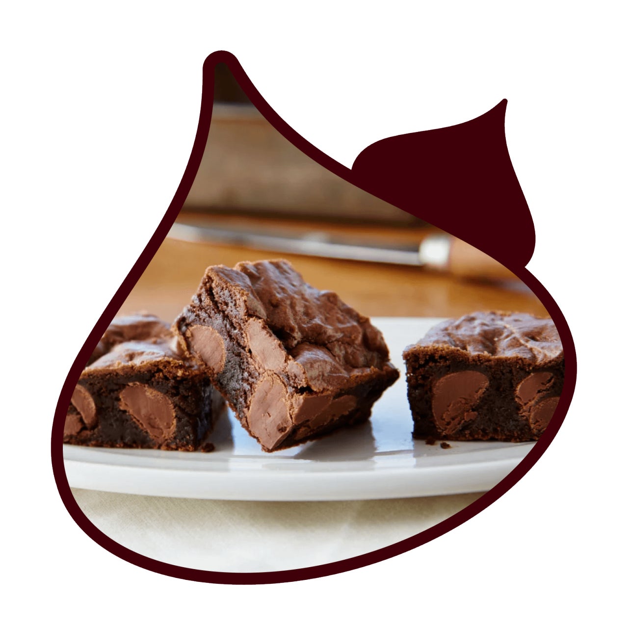 hersheys kisses brownies