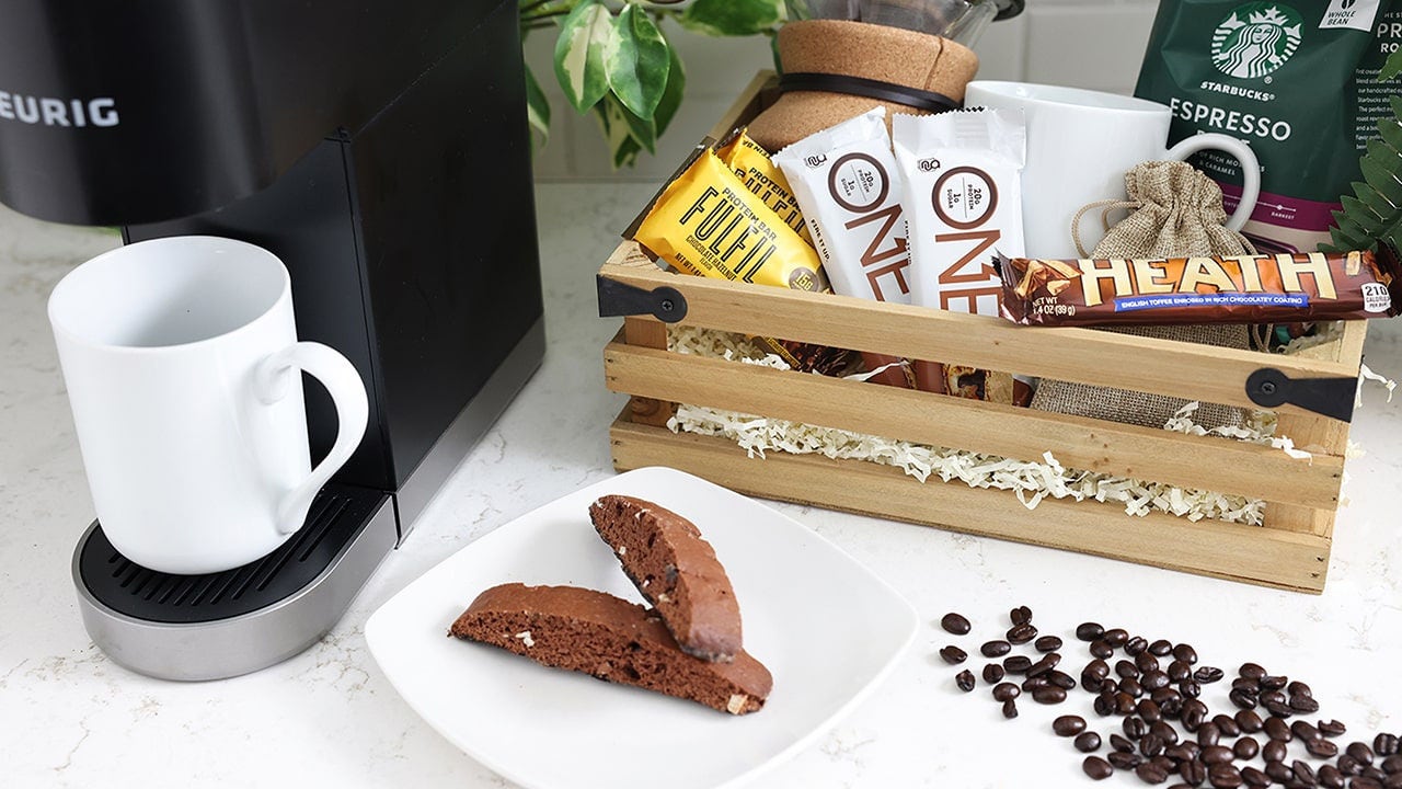 coffee and tea gift basket