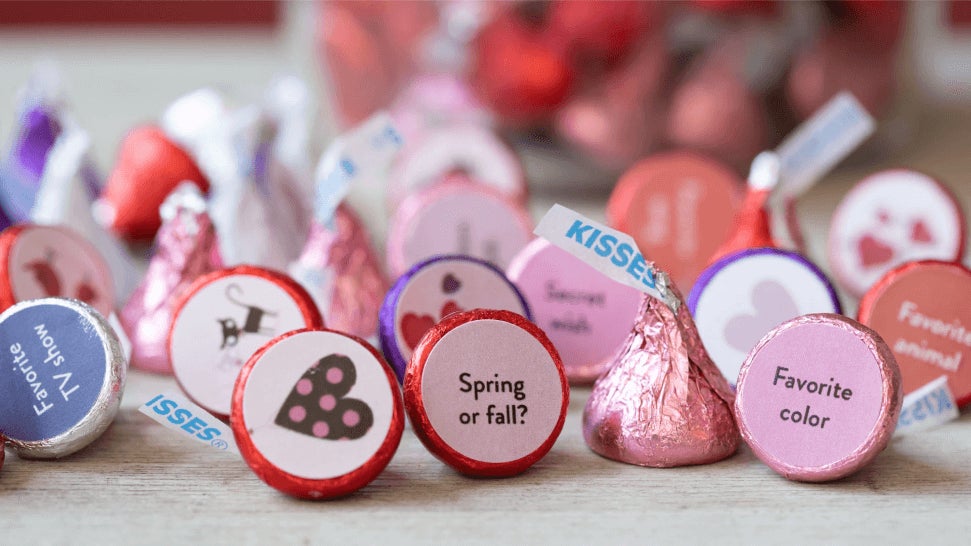 hersheys kisses conversation stickers
